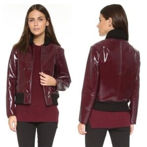 Burgundy Bomber Jacket, by Rag & Bone